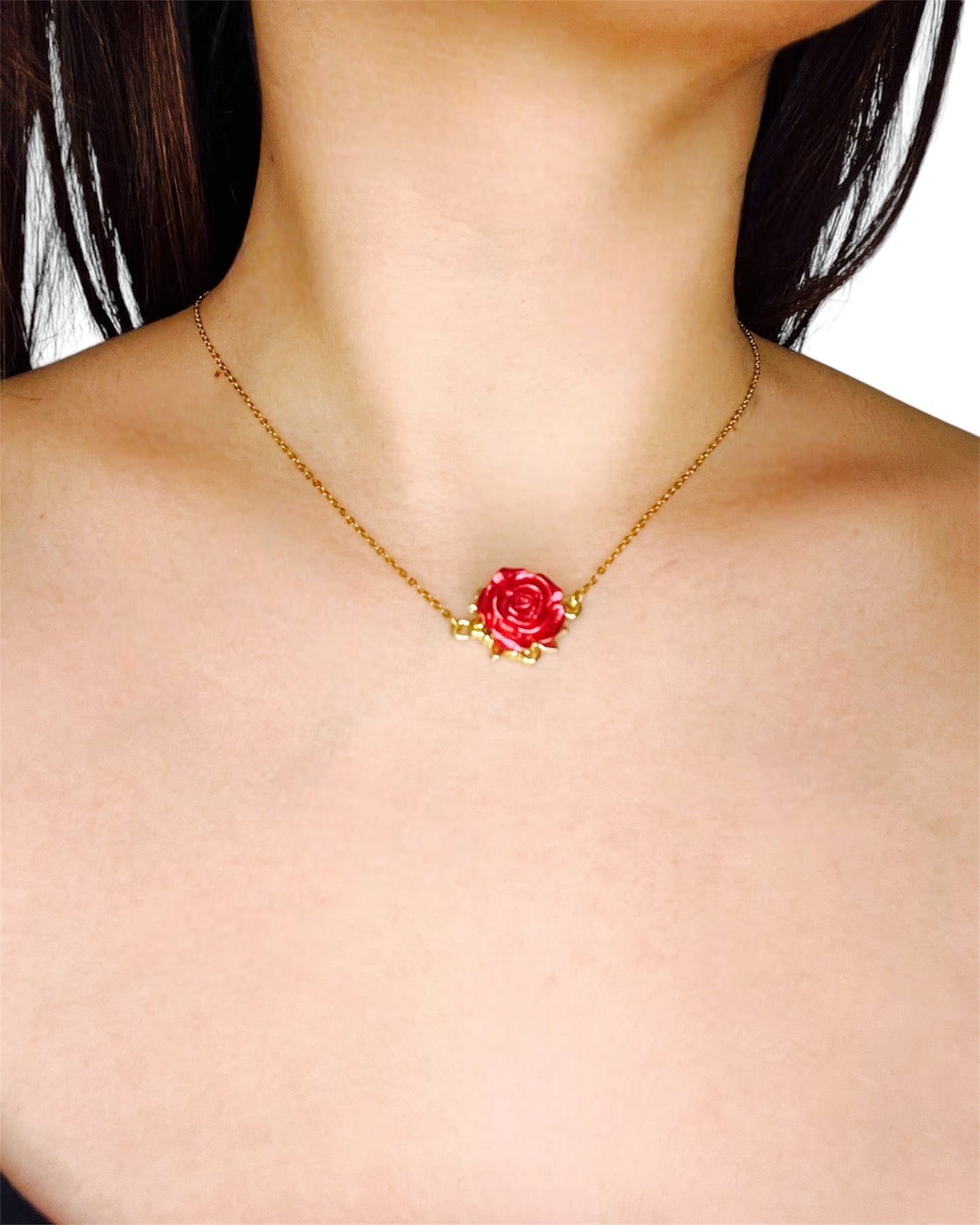 Collier Rose d’Aurore