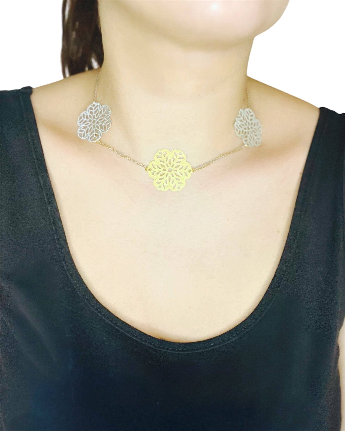 Collier Rosace Divine