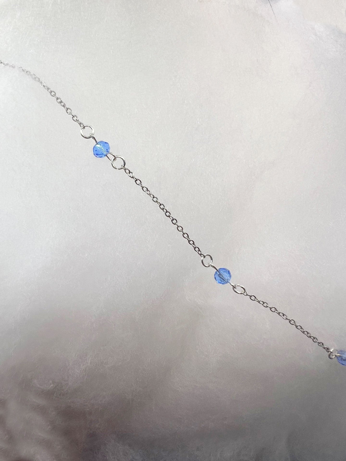 Collier Météores Bleues